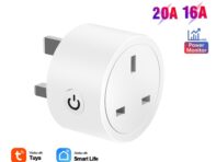 Tuya Wi-Fi 16a/20a UK умная розетка мини-умная розетка с дистанционным голосовым управлением с таймером энергомонитора умный дом Google Home Alexa 16A