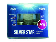 лампа AUTO STANDART H4 12В 60/55Вт +35% Silver Star 2шт
