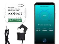 Для Tuya Smart Life для счетчика энергии ZigBee 80А с зажимом трансформатора тока