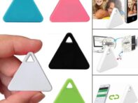 Optional Color GPS Mini Tag Smart Tracker Bluetooth-compatible Wallet Key Finder Locator Alarm Pet Child Triangle 15M