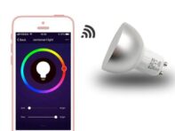 Yousheng GU10 WiFi Smart Light Bulb RGBW Dimmable Timer Switch LED Lamp for Alexa Google