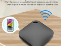 Мини-устройство слежения Smart Bluetooth GPS для Apple Find My Key Smart Tag Child Finder Pet Car Lost Tracker IOS System чёрный