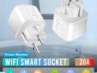 EWelink/Tuya Socket WiFi Smart Socket 16/20A EU Smart Plug Power Monitoring Timeing Outlet Alexa Google Home Alice Voice Control 100-240V