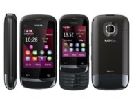 Восстановленный оригинальный разблокированный мобильный телефон Nokia C2-02 Simple set чёрный