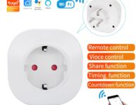 Sixwgh Wi-Fi EU розетка Tuya Умный дом Автоматизация Функция таймера Электрические розетки Alexa Голосовое реле Управление Умная розетка