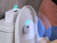 Бесконтактный индукционный смыв унитаза Внешний умный датчик смыва унитаза Главная Battery type