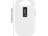 Animal ID Reader Digital LCD Display Pet Chip RFID Scanner Intelligent 125KHZ / 134.2KHZ PT160 For ISO IEC 11784/5 FDX-B/EMID белый