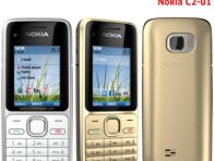 Восстановленный сотовый телефон Nokia Android Мобильные телефоны Nokia C2-01 с двумя SIM-картами