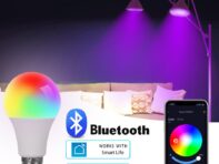 E27 Светодиодная Умная Лампа RGB Tuya Лампа Bluetooth APP Управление Диммируемой Ампулой Светодиодная Лампа 9 Вт Домашняя Спальня Декор Рождественской Вечеринки E27(AC85-265V)