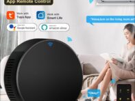 Wi-Fi Smart ИК-пульт дистанционного управления Универсальный инфракрасный умный дом для управления телевизором Кондиционер Работает с Alexa Google Home Tuya Smart Life чёрный