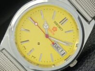 ЯПОНИЯ ВОССТАНОВЛЕННЫЕ МУЖСКИЕ ЧАСЫ SEIKO EXPO 70 6309A АВТОМАТИЧЕСКИЕ С ЖЕЛТЫМ ЦИФЕРБЛАТОМ a426422-2 RL-a426422