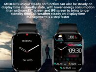 AIR3 смарт-браслет спортивные часы 2.01 дюймов AMLOED сенсорный экран фитнес-трекер IP67 водонепроницаемый