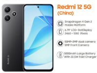 Глобальная прошивка Xiaomi Redmi 12 5G Redmi12 5G Смартфон eSports Игры Imaging Office Прямая трансляция Snapdragon 4 Gen 2 Octa Core Поддержка быстрой зарядки 18 Вт 8GB+128GB серый