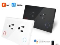 Corui Tuya Wi-Fi Zigbee Smart Touch Plug Switch Панель розеток Us 15a Приложение Smart Life Alexa Google Home Голосовое управление Требуется нейтраль