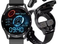 X7 2 в 1 умные часы с наушниками умные часы TWS Bluetooth наушники пульсометр артериальное давление спортивные часы фитнес-часы чёрный