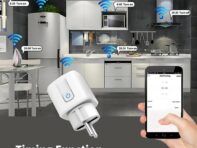 Tuya WIFI Smart Socket EU 16A/20A Wifi/Zigbee Smart Plug With Power Monitoring Smart HomeVoice Control Support Google Home Alexa EU Plug