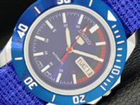 SEIKO 5 AUTOMATIC MENS JAPAN 6309A REFURBISHED BLUE DIAL WRIST WATCH a426535-2 RL-a426535