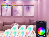 15 Вт Tuya LED Downlight Bluetooth LED Smart Ceiling Light Датчик движения 220 В 110 В Диммируемая RGB-лампа с приложением Дистанционное управление Smart Life