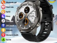 SACOSDING Реальное местоположение GPS Смарт-часы AMOLED Компас Высота Давление воздуха Bluetooth Вызов Мировое время 500 мАч Спортивные часы-трекер для активного отдыха