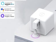 Tuya Zigbee Smart Fingerbot Plus Switch Button Pusher Touch Arms Fingerbot Smart Life Control Работает с Alexa Google Home Alice