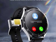 Умные часы с SIM-картой Full Netcom 5G Умные часы Android Card NFC для взрослых с измерением сердечного ритма Мобильный телефон Видеотелефон Часы