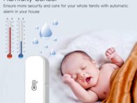 Tuya Smart Wi-Fi Датчик температуры и влажности Внутренний контроллер гигрометра Мониторинг для Alexa Google Home