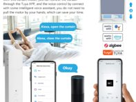 Tuya ZigBee TM616EGZT Интеллектуальный мотор для штор с шариками