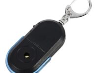 Smart Anti-Lost Alarm Key Finder Locator Tracker Keychain Whistle Sound Flashing Beeping With LED Light Anti Lost Keyring Finder красный
