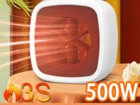 Xiaomi Новый 500 Вт Мини Электрический Нагреватель Вентилятор Портативный Домашний Настольный Зимний Теплый Воздуходувка Бытовой Офис Электрический Обогреватель Машина