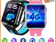 Модернизированный Smart GPS Wi-Fi Местоположение Студенческий детский телефон Часы Android 9