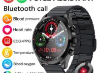 SACOSDING ECG Smartwatch Температура тела Smart Watch Мужские AI Voice Assistant Bluetooth Call Спортивные кровяное давление Smartwatch для Android