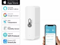 Tuya Smart Life WiFi датчик температуры и влажности Bluetooth + WIFI двойной режим удаленный монитор сигнализация для домашнего офиса в помещении