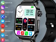 SACOSDING Новые смарт-часы ЭКГ для мужчин и женщин Bluetooth-вызов голосовой помощник артериальное давление кислород в крови спортивный трекер упражнений смарт-часы