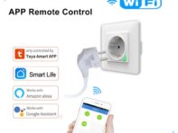 Corui Eu 16a Wi-Fi Tuya умная настенная розетка 1/2/3 розетка приложение Smart Life голосовое дистанционное управление работает с Google Home Alexa