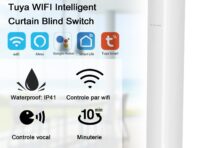 Tuya WIFI интеллектуальный переключатель жалюзи для штор электрический моторизованный переключатель управления рольставнями для штор