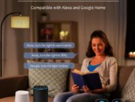 AC 85-265V 24W Tuya Smart BLE WiFi LED Ceiling Light Smart Life App Alexa Geogle Home Voice Control Indoor Round Ceiling Lamp чёрный