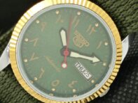 SEIKO 5 AUTOMATIC MENS JAPAN REFURBISHED GREEN DIAL WATCH a425769-2 R1028-a425769