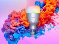 Xiaomi Yeelight 1SE E27 6 Вт RGB Умная светодиодная лампа Беспроводное голосовое управление Цветной свет 100-240 В серый