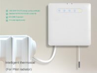 Wifi/ZigBee Умный термостат для пилотного провода Радиатор отопления Поддержка Ecowatt Мониторинг электроэнергии Пульт дистанционного управления Alexa Google As shown