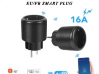 Corui 16a Wi-Fi Eu Tuya Smart Plug Беспроводной пульт дистанционного управления Голосовое управление Монитор мощности Разъем таймера Smart Life Приложение для Google Home Alexa 100-240V&EU-1pc