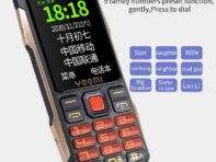 Yeemi K1+ Ультратонкий прочный мобильный телефон с двумя SIM-картами