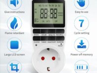 Digital Timer Switch EU Programmable Electronic Timing Socket US UK FR AU Plug Outlet Kitchen Appliance Time Control Day/Hour