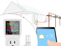 Адаптер Smart Socket AU с большим экраном для измерения мощности бытовой техники