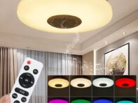 Светодиодный потолочный светильник с регулируемой яркостью и Bluetooth-динамиком