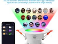 6UK RGB светодиодная лампа 10 Вт ИК-пульт дистанционного управления 85-265 В атмосфера ночное освещение декор
