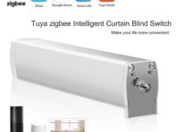 Tuya Smart Zigbee Электрический мотор для штор Wi-Fi приложение Умный пульт дистанционного управления синхронизацией работает с Smart Life