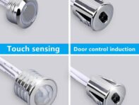 Touch sensor switch Hand Sweep Switch 5A 12V-24V PIR Motion Sensor Hand Wave Scan Smart LED Closet Cabinet light/Wardrobe lamp