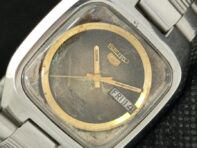 Б/У ЭЛЕГАНТНЫЕ МУЖСКИЕ ЧАСЫ SEIKO 5 JAPAN MENS AUTOMATIC 7019A ОРИГИНАЛЬНЫЙ ЦИФЕРБЛАТ a416149-2 R10621f-a416149