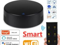 Tuya Wi-Fi ИК-пульт дистанционного управления Smart TV DVD Кондиционер Пульт дистанционного управления Универсальный контроллер Работа с Google Home Alexa