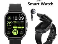 TWS 2 в 1 умные спортивные часы беспроводная Bluetooth-гарнитура вызов монитор здоровья фитнес-запись часы с гарнитурой для мужчин и женщин